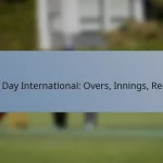 One Day International: Overs, Innings, Regeln