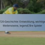 T20-Geschichte: Entwicklung, wichtige Meilensteine, legendäre Spieler