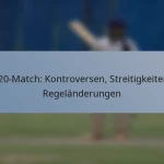 T20-Match: Kontroversen, Streitigkeiten, Regeländerungen