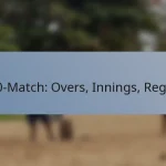 T20-Match: Overs, Innings, Regeln