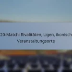 T20-Match: Rivalitäten, Ligen, ikonische Veranstaltungsorte