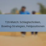 T20-Match: Schlagtechniken, Bowling-Strategien, Feldpositionen