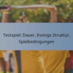Testspiel: Dauer, Innings-Struktur, Spielbedingungen