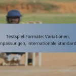 Testspiel-Formate: Variationen, Anpassungen, internationale Standards