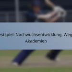 Testspiel: Nachwuchsentwicklung, Wege, Akademien