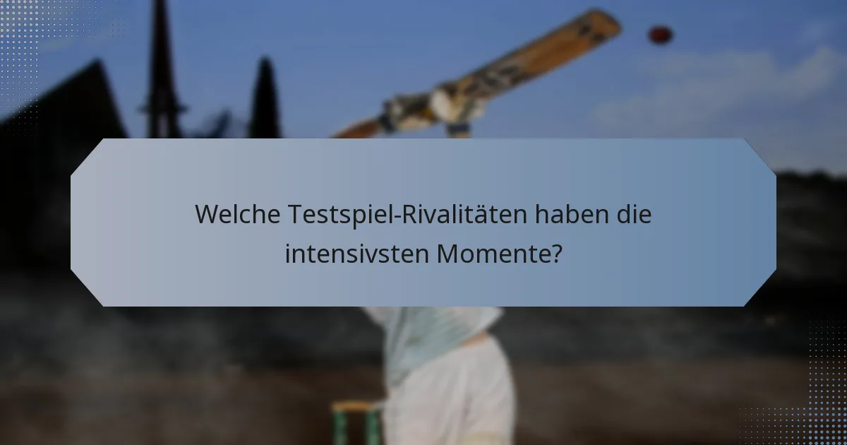 Welche Testspiel-Rivalitäten haben die intensivsten Momente?